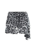 Strap Halter Sexy Leopard Backless Dress Fashion Elegant Y2k Sequins Sleeveless Club Party Dresses Bodycon 2023
