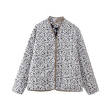 Women's Loose Print On Both Sides Of The Cotton Jacket