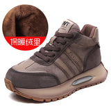 Kraft Sports Casual Shoes Women's Autumn And Winter New Breathable Light And Anti-Slip Lace With Age-Dating Running