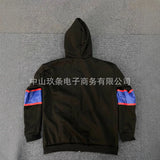 And Winter Double Hat Jacket Y2K Letter Printing Street Trendy Men's And Women's Hoodie