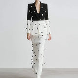 New Star Fashion Leek Tling Suit Jacket Fish Tail Long Skirt
