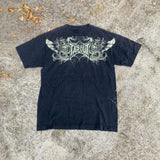Summer Retro Street Dark Wind Printed Short-Sleeved T-Shirt English Loose Men's Top