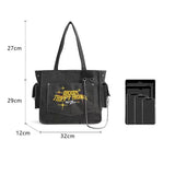 Vintage Washed Large Canvas Crossbody BagOutfit