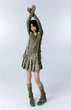 Asymmetric Long Sleeve Lace