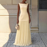 Shein Elegant Dress Party Vest Half Skirt Fold Two