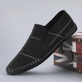 Walk Men's Shoes Low Help Canvas Shoes Men's 2025 New Trend Korean Version Of The Old Beijing Cloth Shoes Pedaling