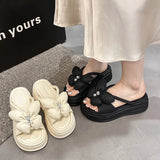 Cake Thick Bottom Dew Cool Slippers Women Wear 2025 New Summer Gentle Fairy Wind