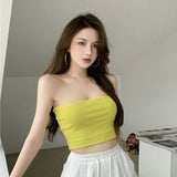New Summer Breast-Wear Thai Sexy Hottie Small Sling With Short Vest Women Wrapped In Pure Desire