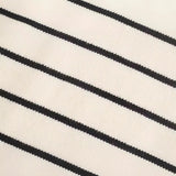 And Winter New Fashionable Long-Sleeved Striped Hem Split Sweater 5536025 Casual Top