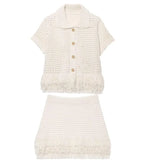 For Women's INS Explosive Ousted Lattice Lattice Knitting