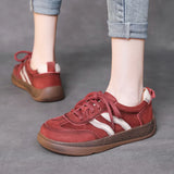 Spring Sports Leisure Training With Women's Board Shoes Spring And Autumn New Age Reduction Leather Running