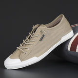 Men's Shoes 2025 Summer New Fashion Shoes Korean Version Of The Airable Canvas Shoes Low Help A Foot Pedal Cloth Shoes Men's Board