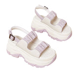 Sandals Women's New Summer 2025 New Fashion Retro Small Cozy Casual Thick-Solum Beach