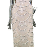 Design Heavy Industry Fashion Nails Perspective Sling Skirt Girls Party Evening Dress