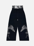 Street Water Wash Trousers Casual Fashion Street High Straight Trousers Men And Women The