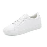 Bottom Small White Shoes Women 2025 Spring And Autumn New Fashion White Students Round-Headed Shoes Street Single