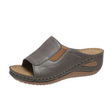 Toe Beach Slippers Women 2025 Summer Slope With Light PU Bottom Cold