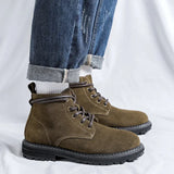 Zingj Martin Men 2023 New Autumn / Winter Boots Vintage Work Boots