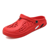 Summer New Anti-Slip Beach Shoes Word Drag Men's Cool Slippers Men's Hole Shoes Bao Men's