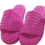 Fur Slippers Women's New Autumn 2025 Candy Flat Bottom Thick Bottom Wear Fashion