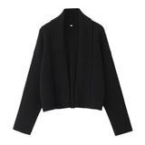 Woolen Woolen Sweater Long-Sleeved Thick Knit Coat Women's Clothing 2025 Autumn And Winter