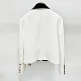 New Star Fashion Collage Hit The Blue Fruit Collar Short Small Suit