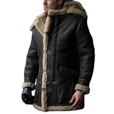 And Winter Burst Single Fur Collar Collar Thick Coat Embroidered Man Coat European Code