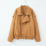 Women's Clothing Explosion Fashion Casual Personality Street Locomotive Clothing Short Jacket