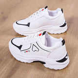 Dad Shoes Women In The Super Fire 2025 Autumn New Korean Version Of Fashion Leisure Sports Small White Shoes Breathable Net