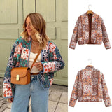 Women's ZA Summer New Street Fashion Blouse Print Temperament Cotton