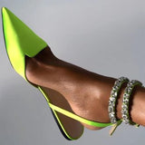 Bag Head Sandals 2025 Spring New Front After The Empty Fine And Shallow Work Ins Tide Simple Low-Top