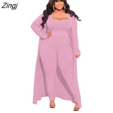 Piece Set Women Sets Long Sleeve Cardigans Coat+Crop Top+ Long Pants Sets Fall Clothes 2023 Outfits