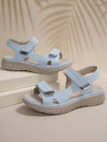 2025 Summer Women's Shoes Large-Size Thick-Sed Casual Sandals With Magic Stickers Women's