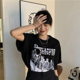 Zingj Short-Sleeved T-Shirt Women 2023 New Summer Loose Design Sense BF Wind Couples Wear Clothes Ins