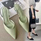 Head Rear Mix With Heel Sandals Women's Summer New Bag Head Fashion Shoes Coarse Heel Cool Slippers