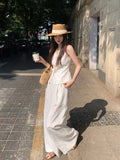 Xixi 2025 Spring New Temperament Linen Vest + High-Waist A Word Half-Body Trousers Two-Piece Suit Female