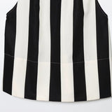 French Vintage V-Neck Sling Slings Women's Summer New Lazy Sleeveless Striped