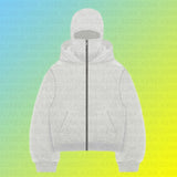 Light Board Autumn Ins New Hooded Jacket Short Coat Men's Double Hat Autumn And Winter Couple