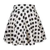 Summer Hot Wave Dot Mini Skirt Red