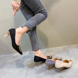 High-Heeled Shoes Temperament Tip 2025 Autumn New Fashion Folded Side Light-Mouthed Fine Heel Single Shoe