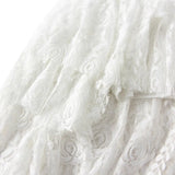 Lace Dress Woman 2025 Spring Cake Dress Design High Waist Medium Long Skirt