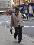 Women's Autumn And Winter New Fashion Temperament Loose V-Neck Double Buckle Coat