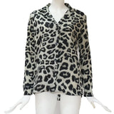 Zingj Autumn Sexy Leopard Print Chiffon Shirt Women's Shirt OL Temperament Commuter