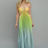 2025 New Women's Temperament Sexy Dress Elegant Hollow Hanging Neck