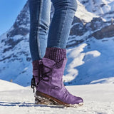 Autumn And Winter New Leisure Hairline Outlet Short Boots Women Flat Bottom Snow Boots Set Martin Women