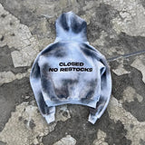 Old Tie Dye Gradient Senior Escroatistance Zipper Jacket Men And Women's Same
