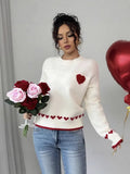 And Winter New Pure Couple Love Sweater Women Loose Collar Knitted