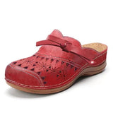 Bag Head Cool Drag Woman 2025 Summer New Slope And Women's Sandals Thick Soles Hollow Round Head Wearing