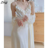 Autumn Mesh Lace Strap Fairy Dress Women Vintage Sweet Sexy Casual Korean Style Dress Elegant Casual Women's Dresses