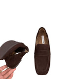 Retro Velvet Velvet Leopin Shoes Black Single Shoes Women's Shoes 2025 New Autumn And Winter Soft Soles Plus Velvet Small Leather